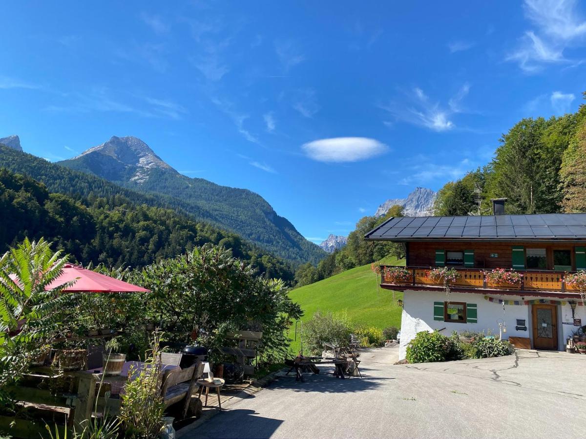 Alpenferienwohnungen Wiesenlehen Berchtesgaden Exteriér fotografie