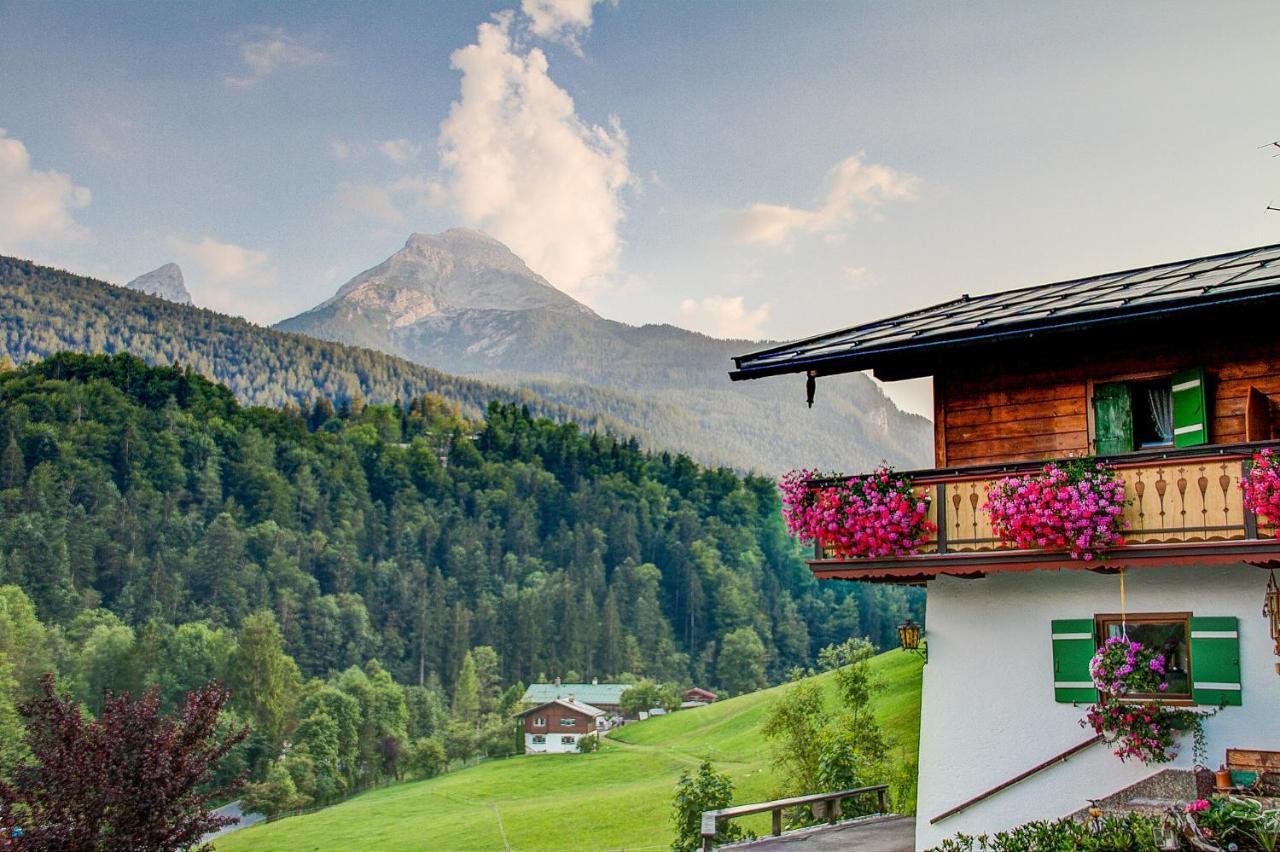 Alpenferienwohnungen Wiesenlehen Berchtesgaden Exteriér fotografie