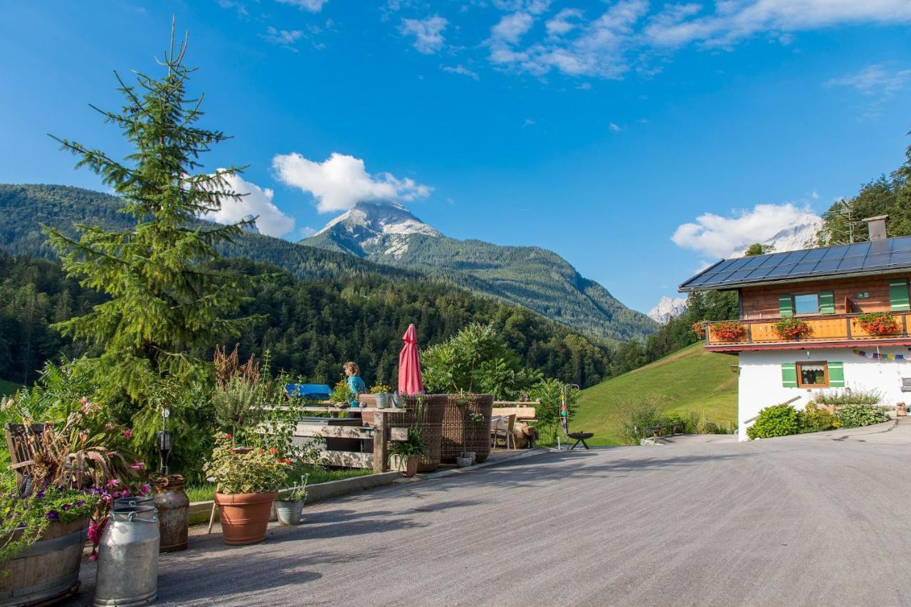 Alpenferienwohnungen Wiesenlehen Berchtesgaden Exteriér fotografie